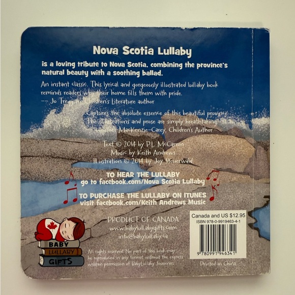 Nova Scotia Lullaby Board Book - Picture 3 of 4